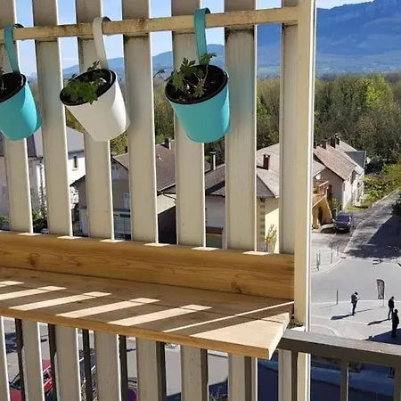 Appartement Avec Vue Panoramique Sur Les Montagnes Le Bourget-du-Lac Exterior foto