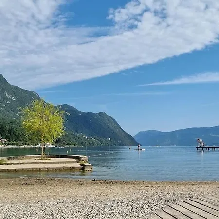 Appartement Avec Vue Panoramique Sur Les Montagnes Le Bourget-du-Lac Exterior foto
