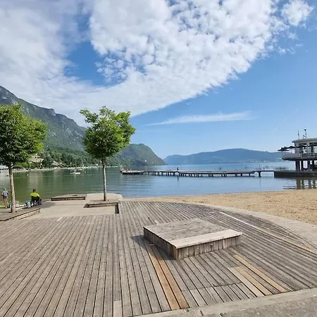 Appartement Avec Vue Panoramique Sur Les Montagnes Le Bourget-du-Lac Exterior foto